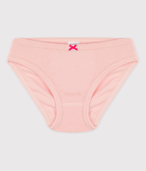 La mutandina in cotone per bambina rosa