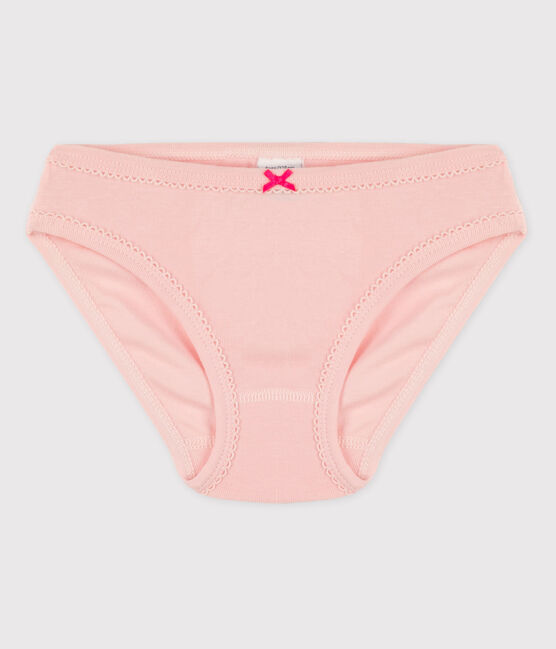 La mutandina in cotone per bambina rosa MINOIS