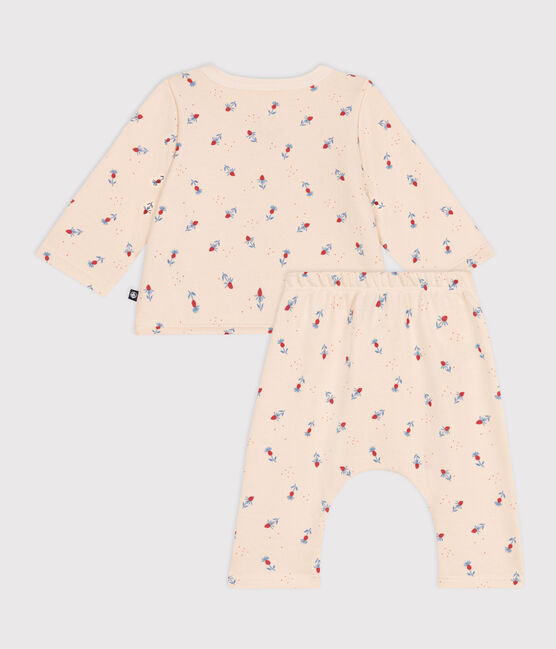 Set 2 pezzi in cotone neonato bianco AVALANCHE/ MULTICO