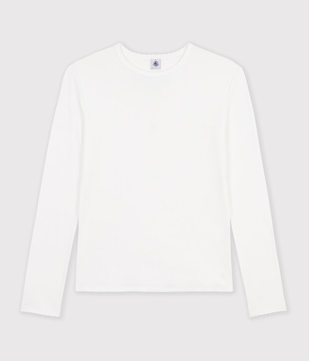 T-shirt L'ICONIQUE cocotte in cotone Donna bianco