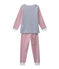 Pigiama bambino rigato bianco ECUME/bianco MULTICO