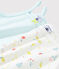 Confezione da 2 canottiere con spalline fantasia frutti bambina in cotone biologico variante 1