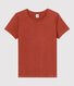 T-shirt TAGLIO REGULAR girocollo in cotone bio Donna