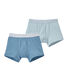 Lotto di 2 boxers per bambino tinta unita