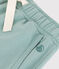 Shorts in cotone tinta unita bambina verde PAUL