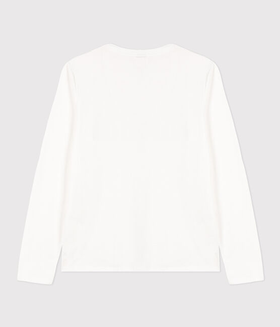 T-shirt LE DROIT scollo a V in cotone Donna bianco ECUME
