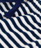 Pantaloni bebè in spugna bouclette a righe blu MEDIEVAL/bianco MARSHMALLOW