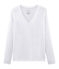 T-shirt manica lunga in cotone Sea Island donna bianco ECUME