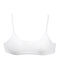 Brassière bambina a tinta unita bianco ECUME