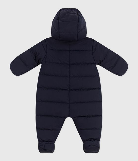 Tutina imbottita in poliestere neonato blu SMOKING