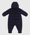 Tutina imbottita in poliestere neonato blu SMOKING