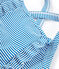 Costume intero bambina blu RIYADH/bianco MARSHMALLOW