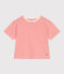 T-shirt Le Boxy in cotone a righe donna rosso AVALANCHE/ SPICY