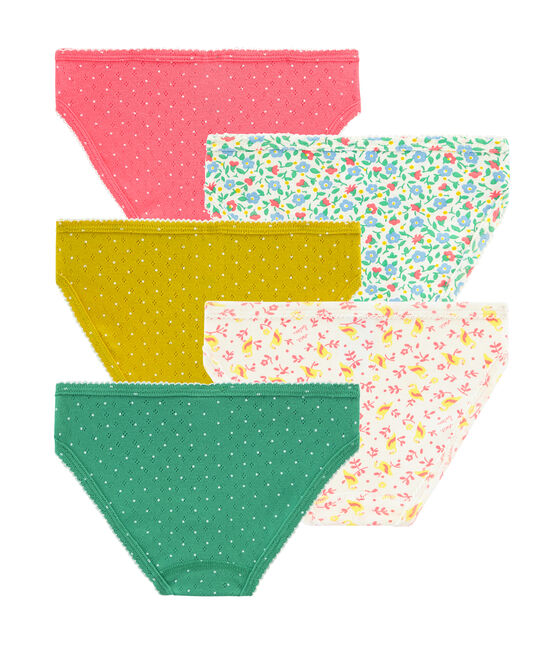 Confezione da 5 slip bambina variante 1
