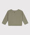 Cardigan neonato in cotone  verde MARECAGE