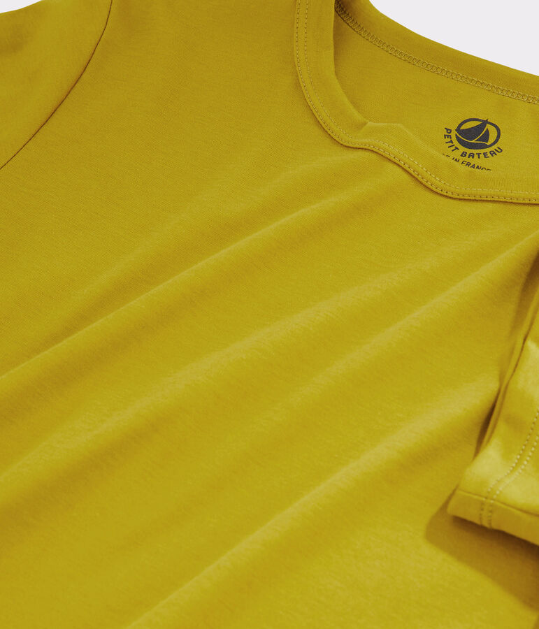 T-shirt in cotone Sea Island donna verde BAMBOO