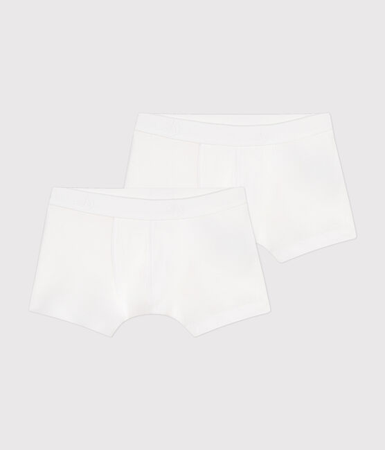Confezione da 2 boxer bianchi bambino variante 1
