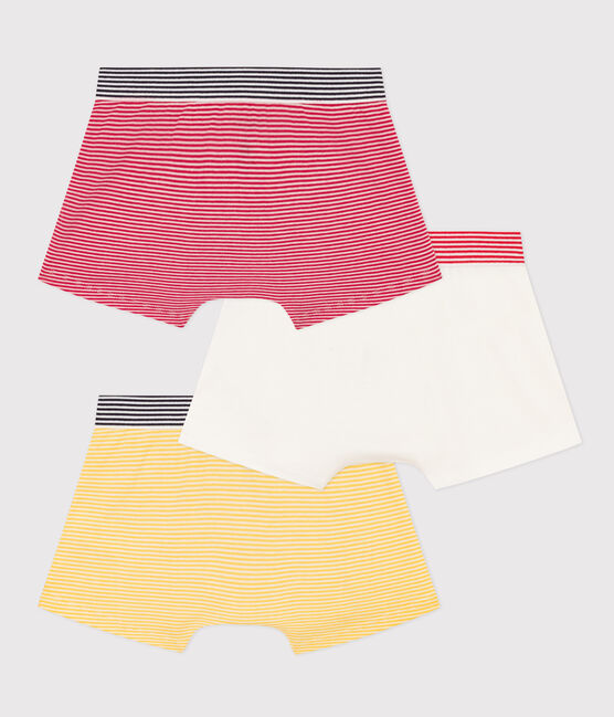 Confezione da 3 boxer bambino in cotone Petit Bateau X Snoopy variante 1