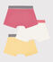 Confezione da 3 boxer bambino in cotone Petit Bateau X Snoopy variante 1
