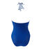 Costume da bagno donna intero bianco MARSHMALLOW/blu PERSE/ MULTICO