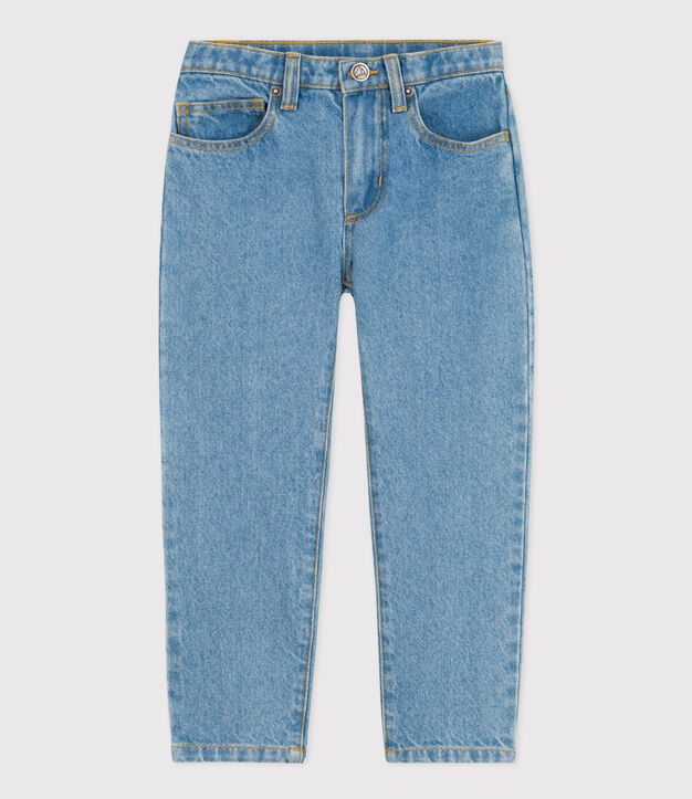 Pantalone in denim bambino blu