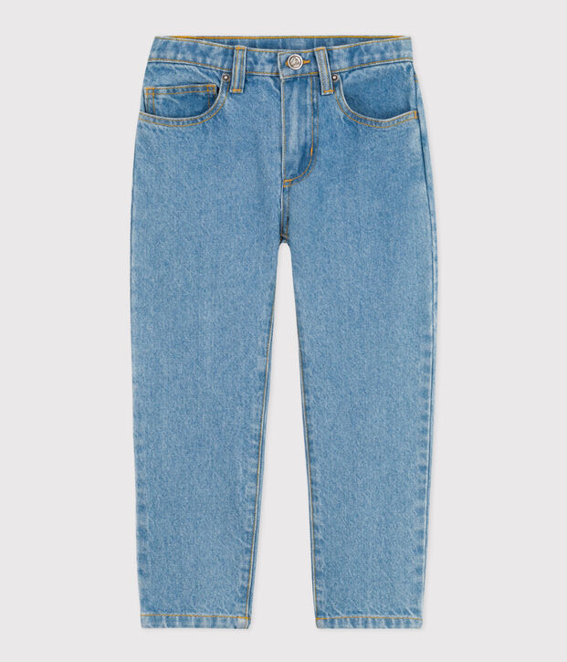 Pantalone in denim bambino blu
