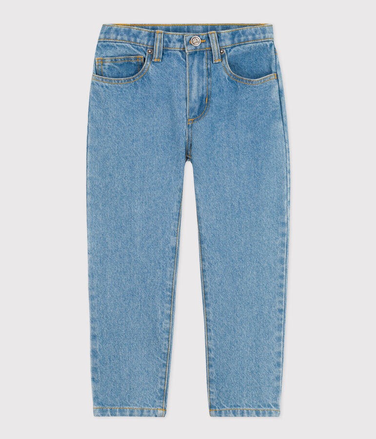 Pantalone in denim bambino blu