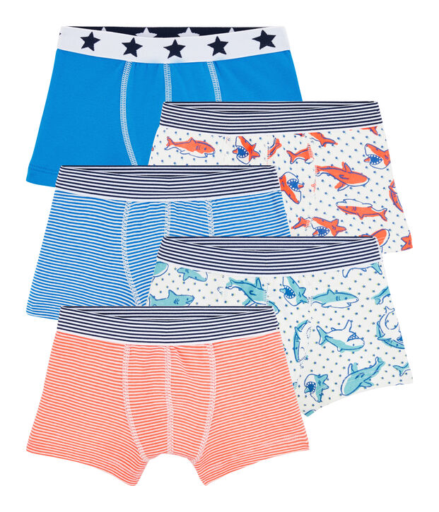 Confezione da 5 boxer bambino multicolore