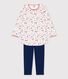 Camicia da notte con leggings bambina in cotone biologico