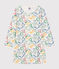 Camicia da notte in cotone con motivo a fiori bambino bianco MARSHMALLOW/bianco MULTICO