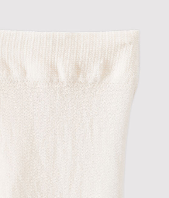 Collant bambina bianco COQUILLE