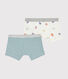 Confezione da 2 boxer fantasia scimmia bambino