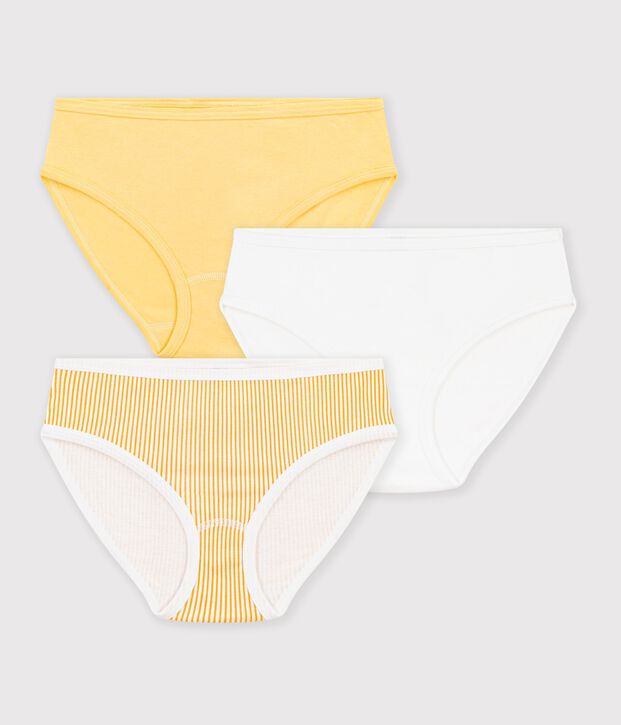 Lot de 3 culottes en coton multicolore