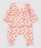 Completo 3 pezzi rosa bebè in cotone biologico bianco MARSHMALLOW/bianco MULTICO