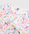 Pigiama fantasia giungla bambina in cotone bianco MARSHMALLOW/bianco MULTICO
