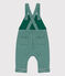 Salopette lunga neonato millerighe in tubique EVERGREEN/ FUMEE