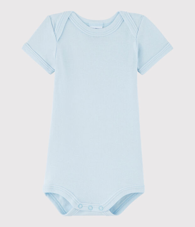 Body a manica corta beb&egrave; unisex blu