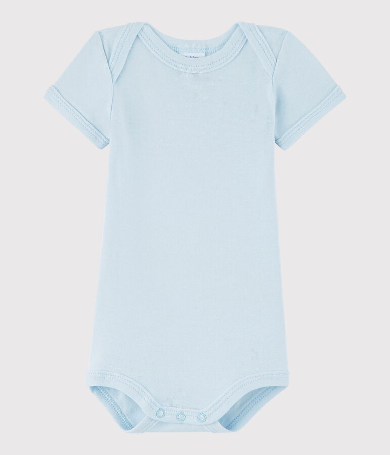 Body a manica corta beb&egrave; unisex blu FRAICHEUR