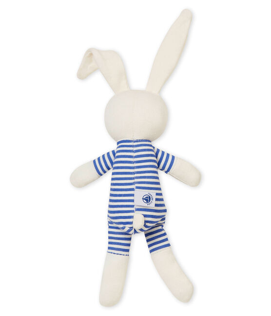 Coudou coniglietto sonaglio bebè unisex blu SMOKING/bianco MARSHMALLOW