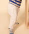 Pantalone in tubique trapuntato per bebè beige MONTELIMAR CHINE
