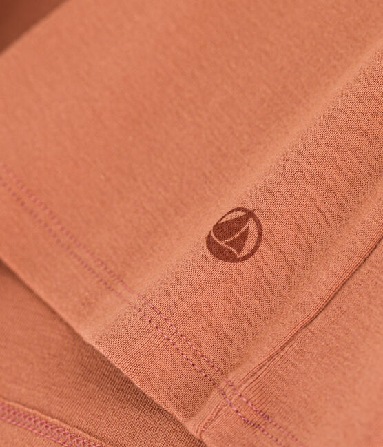 T-shirt L'ICONIQUE girocollo in cotone Donna rosa SIENNA