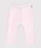Joggers in cotone tinta unita neonato rosa BARELY