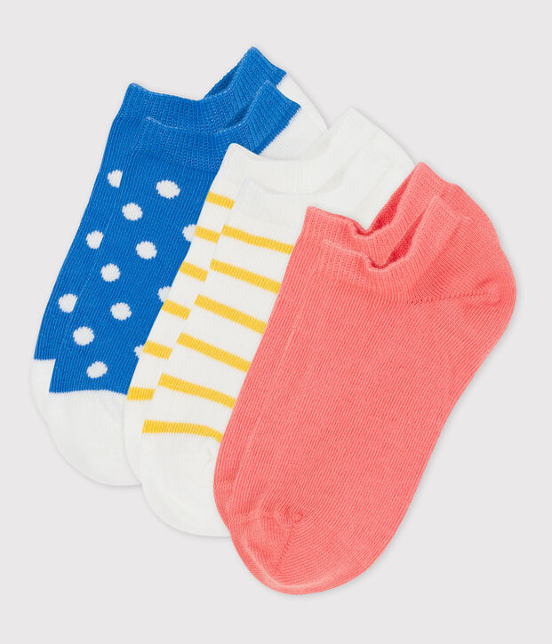 Confezione da 3 paia di calzini bambina multicolore