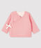 Cardigan neonata in tubique rosa CHARME
