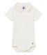 Body mc colletto polo neonato maschietto tinta unita