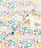 Pigiama in cotone con stampa a fiori donna bianco MARSHMALLOW/bianco MULTICO