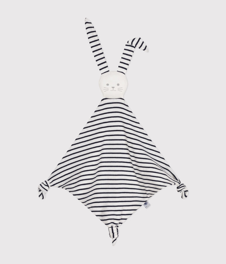 Doudou marini&egrave;re in cotone bianco MARSHMALLOW/blu SMOKING