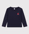 T-shirt a maniche lunghe in cotone bambino unisex  blu SMOKING