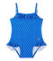 Costume da bagno bebé bambina a pois blu PERSE/bianco MARSHMALLOW