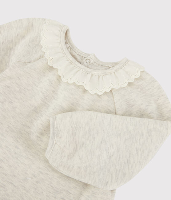 Blusa in cotone bebè. beige MONTELIMAR CHINE
